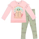 STAR WARS The Child Baby Girls T-Shirt and Leggings Outfit Set Infant to Big Kid
