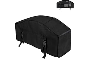 SUAETIAI Winch Cover, Trailer Winch Covers Waterproof, Badlands Winch Protective Cover, Indoor/Outdoor Winch Accessories, Dust Cover for Electric Winches for Electric Winches 8000-12000 lbs up to 13500 lbs