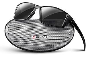 RIVBOS Polarized Sports Sunglasses Driving shades For Men Women TR90 Unbreakable Frame RBS861