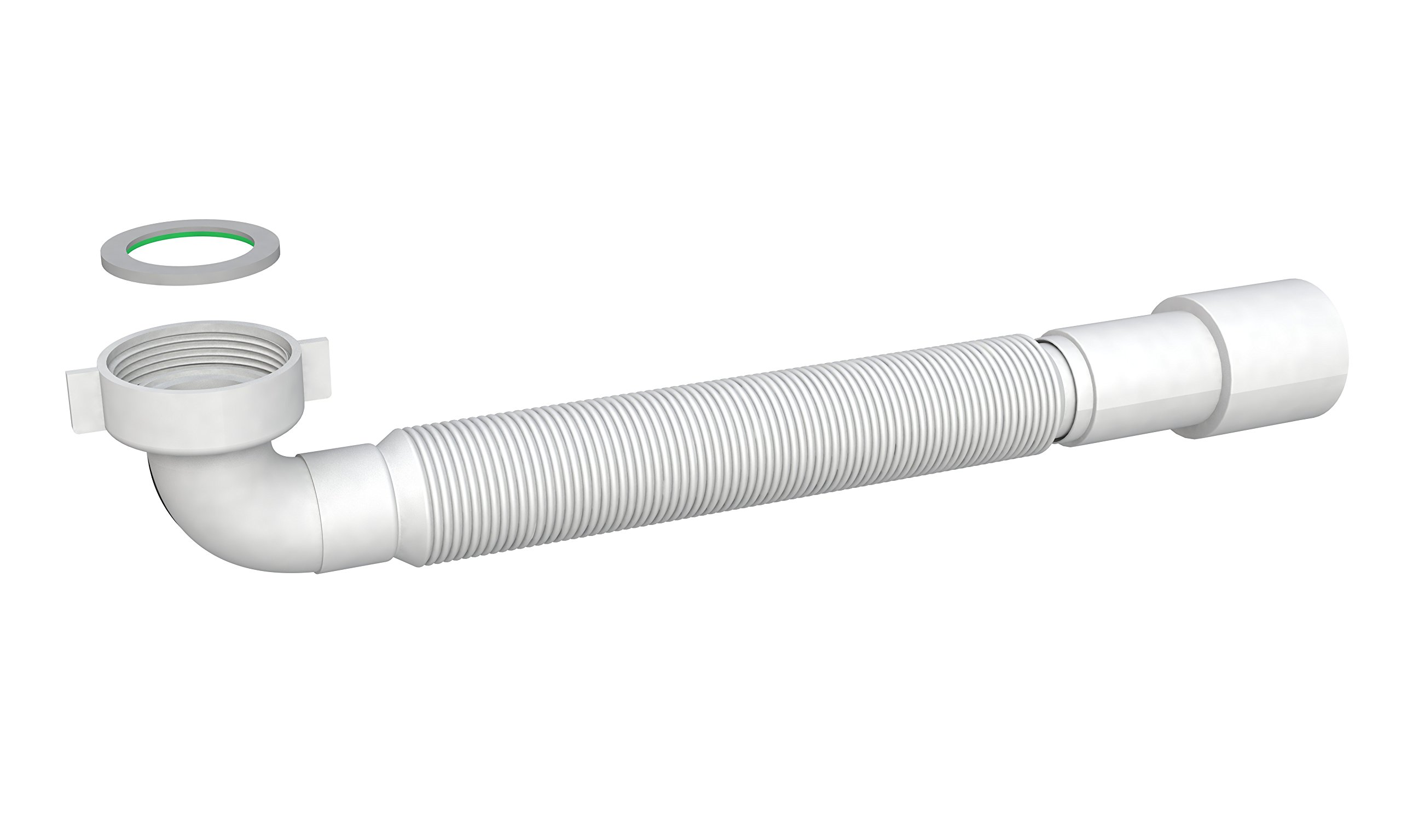 BONOMINI 9370 fm64b0 and Extendible Hose with Built-in Drain, White