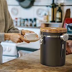 Miscedence 35OZ Coffee Canister for ground coffee