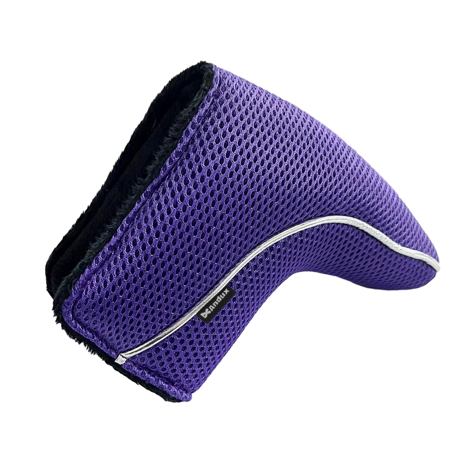 Andux Mesh Putter Cover Golf Blade Putter Head Covers MT/TG15 Purple