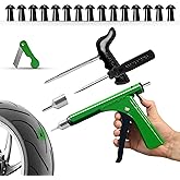 GRAND PITSTOP Tubeless Tire Gun Puncture Repair Kit with Mushroom Plug for Tyre Punctures and Flats on Cars, Motorcycles, ATV