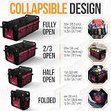 FORTEM Car Boot Organiser SUV Trunk Storage 90L Collapsible 6 Compartments view 7