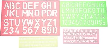 Amazon Bilipala プラスチック 文字用ステンシル レタリング 数字用ステンシルセット 4点セット 様々に取り揃えた色 Bilipala ホーム キッチン Amazon Bilipala プラスチック 文字用ステンシル レタリング 数字用ステンシルセット 4点セット 様々に取り揃えた色 Bilipala ホーム キッチン