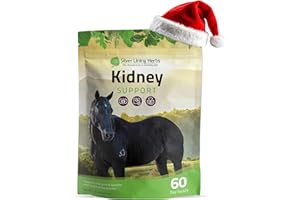 Silver Lining Herbs Kidney Support Supplement for Horses - Horse Supplements for Kidney Health and Bladder Support - Complete with Chamomile, Garlic, Juniper Berry, and More - 1 lb 60-Day Supply