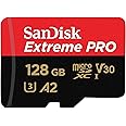 microSDXC 128GB SanDisk SDSQXCD-128G-GN6MA Extreme PRO R: 200MB/s W: 90MB/s UHS-I U3 V30 4K Ultra HD A2 Compatible with SD Ad
