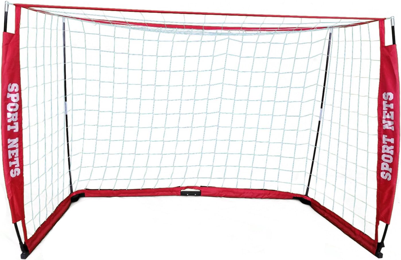 Sport Nets Portable Soccer Goal - Bow Frame Soccer Net with Carry Bag -Available is 4 Sizes 4' X 6' - 4' X 8' - 6' X 12-7 x 14 Feet : Sports & Outdoors