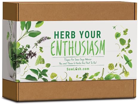Sow Lush Set de Cultivo de Semillas «Herb Your Enthusiasm» 6 ...
