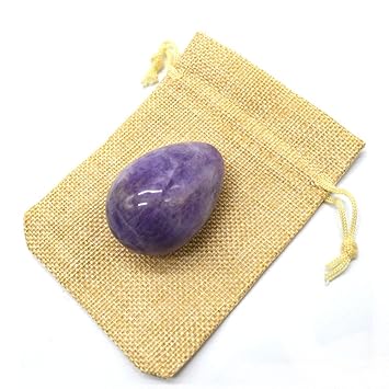 Amazon Com 50mm 35mm Drilled Amethyst Jade Eggs Yoni Eggs
