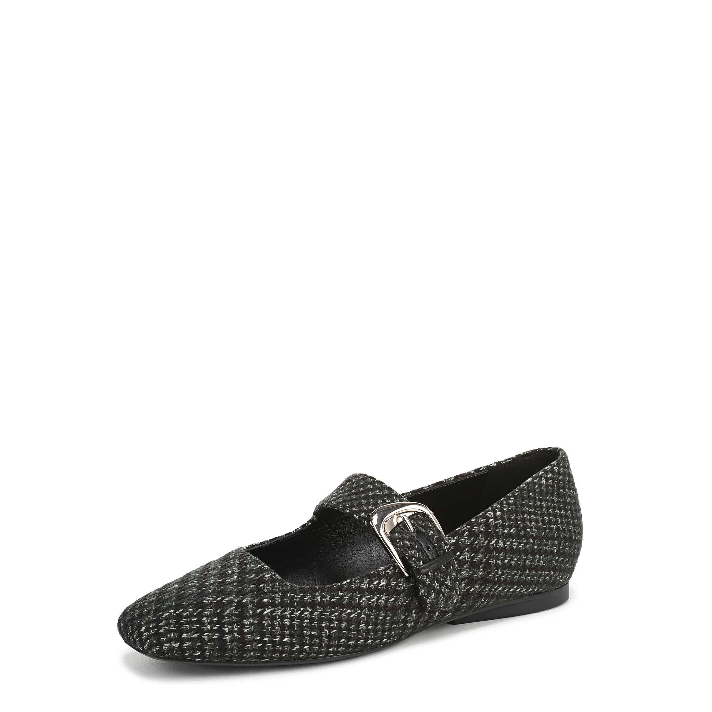 Naturalizer Women’s Cosmic Mary Jane Flat Green Plaid 5 M