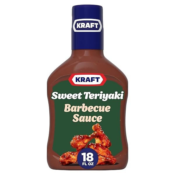 KRAFT SWEET TERIYAKI BBQ SAUCE & DIP (18 OZ BOTTLE)