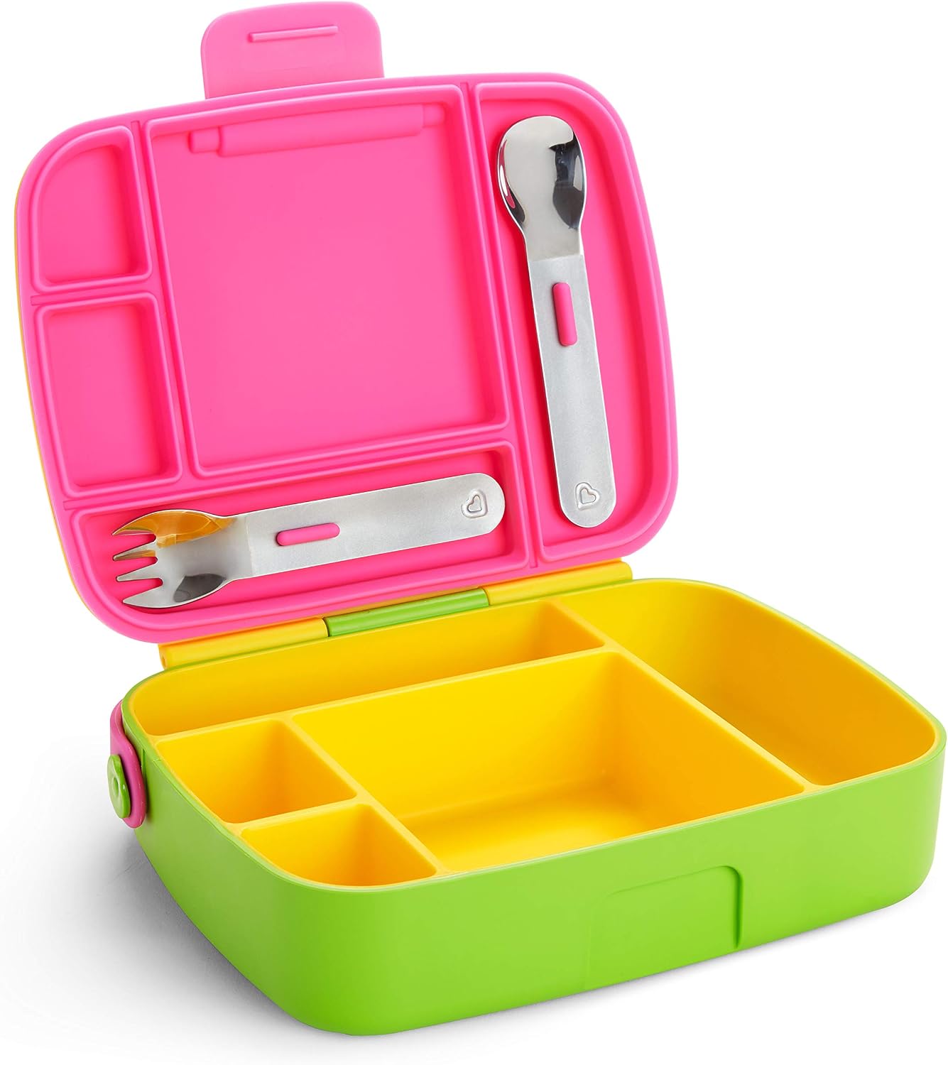 Munchkin Bento Lunch Box for Babies & Toddlers, Yellow - Image 3