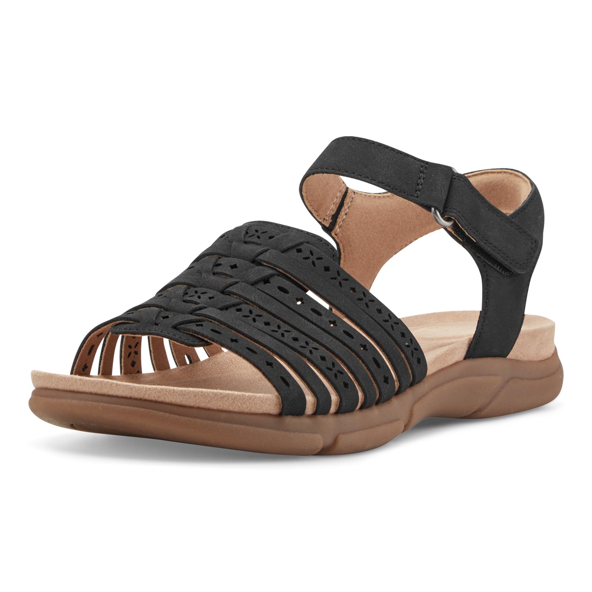 Easy Spirit Mandie Women’s Sandal, 8.5 B(M) US, Black