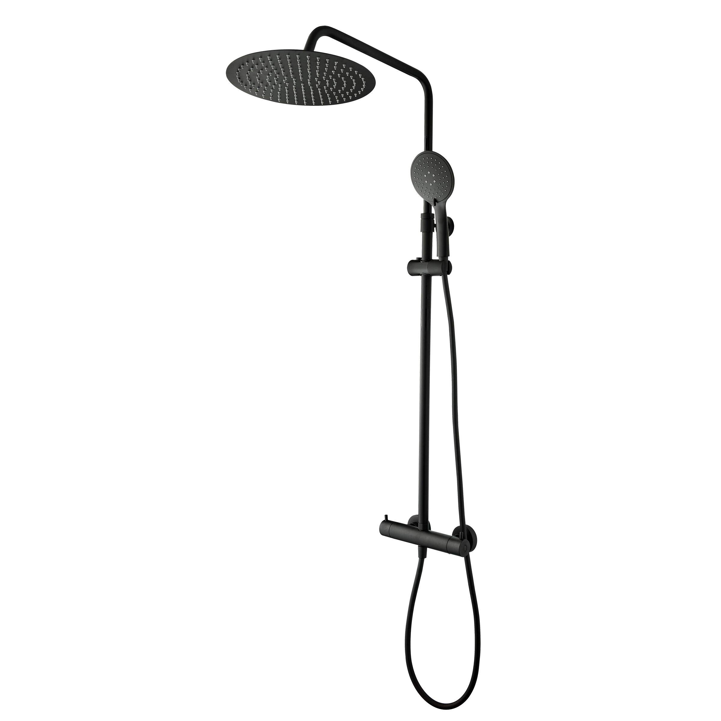 Tiger Splash Rain Shower Set Twiss Black