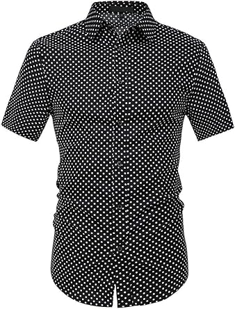 mens polka dot dress shirt