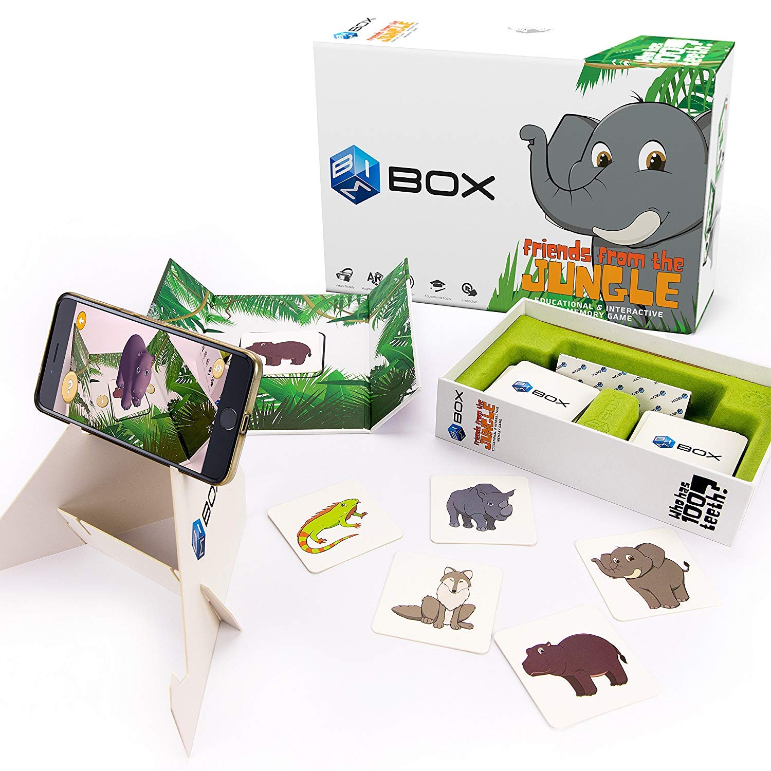 Buy Bimbox Educational Toys For Kids Augmented Reality Animals Game Includes A Free App For Ios And Android Smartphones And Tablets For Extra Interactive And Fun Self Learning Online At Low Prices