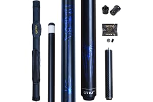 CUEELF Pool Cue Stick Spider Professional Billiard Pool Cue Stick Low Deflection Pool Stick with Case