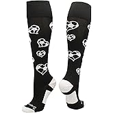 MadSportsStuff Soccer Socks with Love Soccer Hearts for Girls Boys Women Youth and Adult Gift Accessories