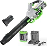 NovorikX 60V Cordless Leaf Blower with 5.0Ah Battery and Charger, 810 CFM 190 MPH Turbo, Brushless Motor, Variable Speed Dial, Lightweight Handheld Blower for Yard Lawn and Debris Cleanup
