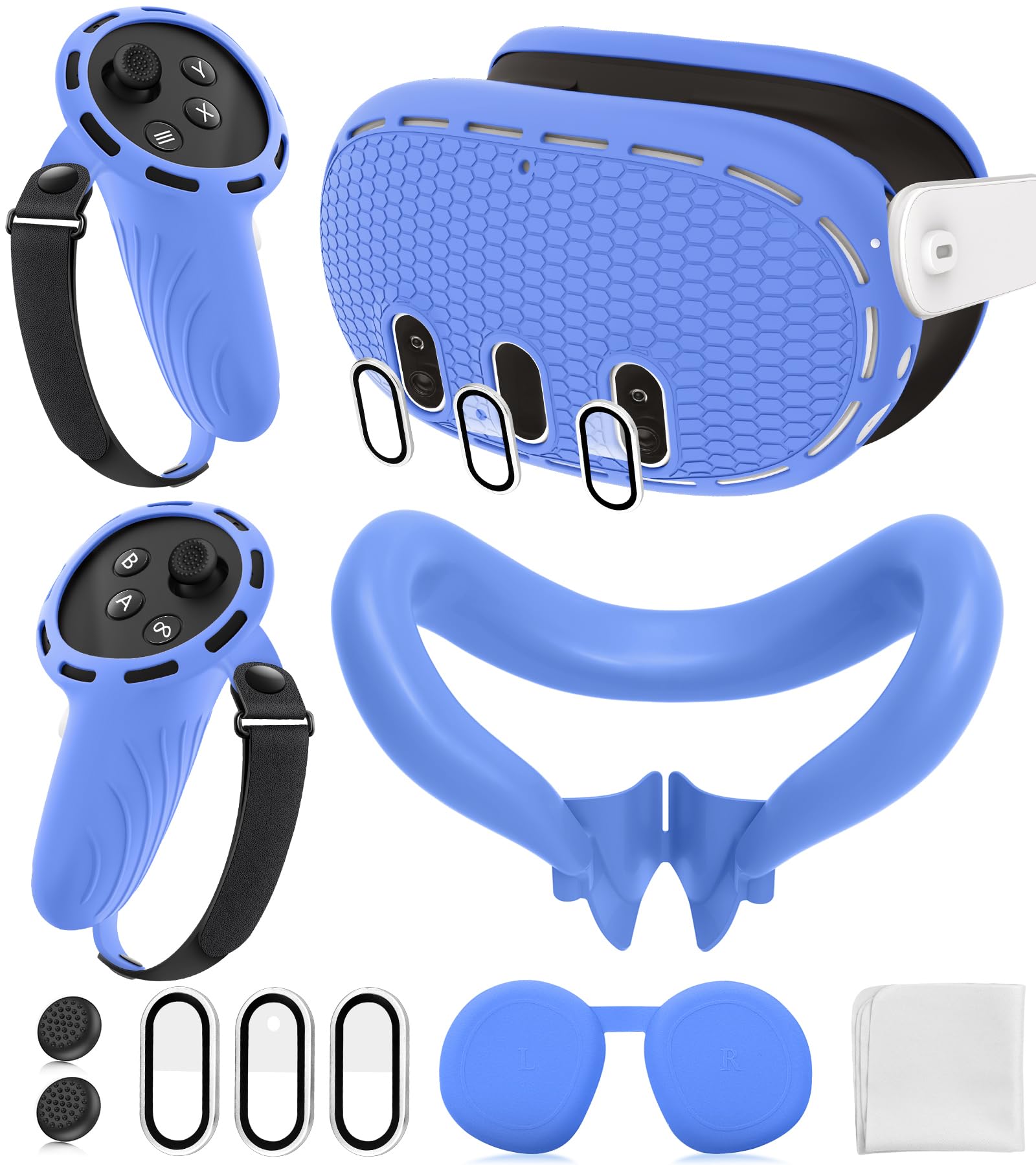 Silicone Cover Set Compatible with Meta/Oculus