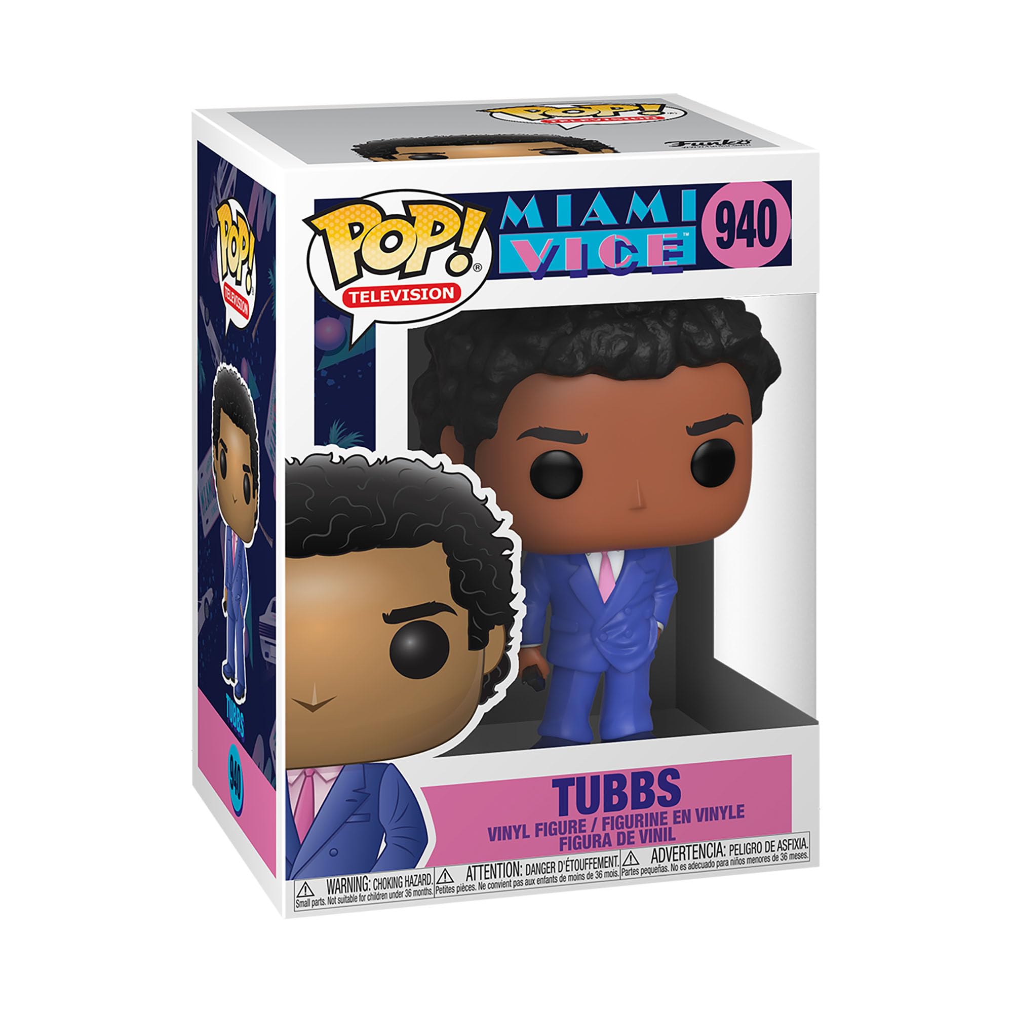 Funko POP! TV: Miami Vice - Ricardo Tubbs - Collectable Vinyl Figure - Gift Idea - Official Merchandise - Toys for Kids & Adults - TV Fans - Model Figure for Collectors and Display