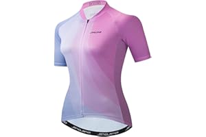 Teleyi Women's Cycling Jersey Bike MTB Short Sleeve Bicycle T-Shirt Clothing Jacket Quick-Dry Tops S-3XL