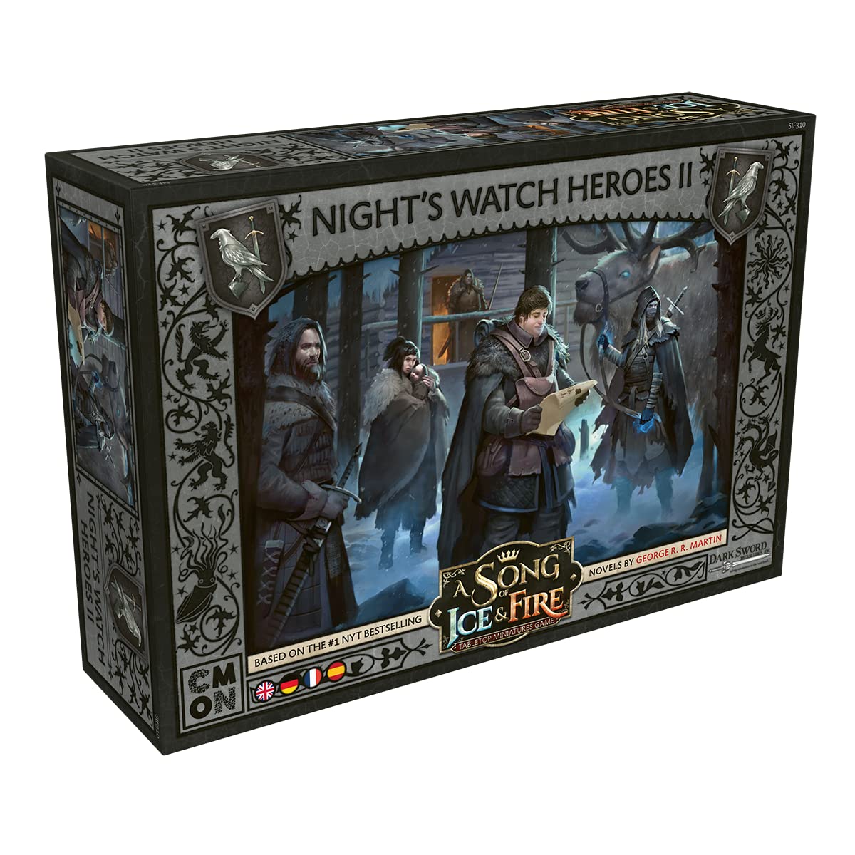 CMON, A Song of Ice & Fire - Heroes of the Night Watch II, Expansion, Tabletop, 2 Players, Ages 14+, 45+ Minutes, German, Multilingual