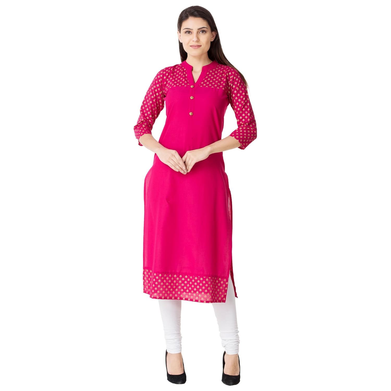 m&d women's cotton kurta