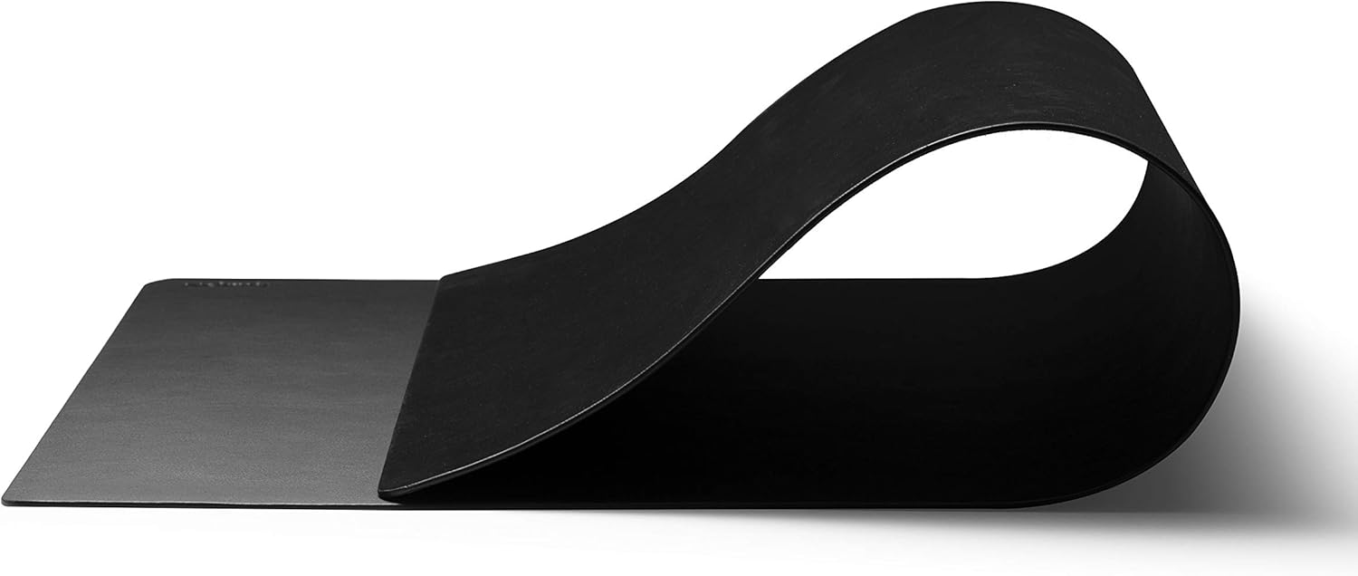 Nekmit Leather Desk Blotter Pad 24 x14 Inches, Waterproof, Non-Slip, Black : Office Products
