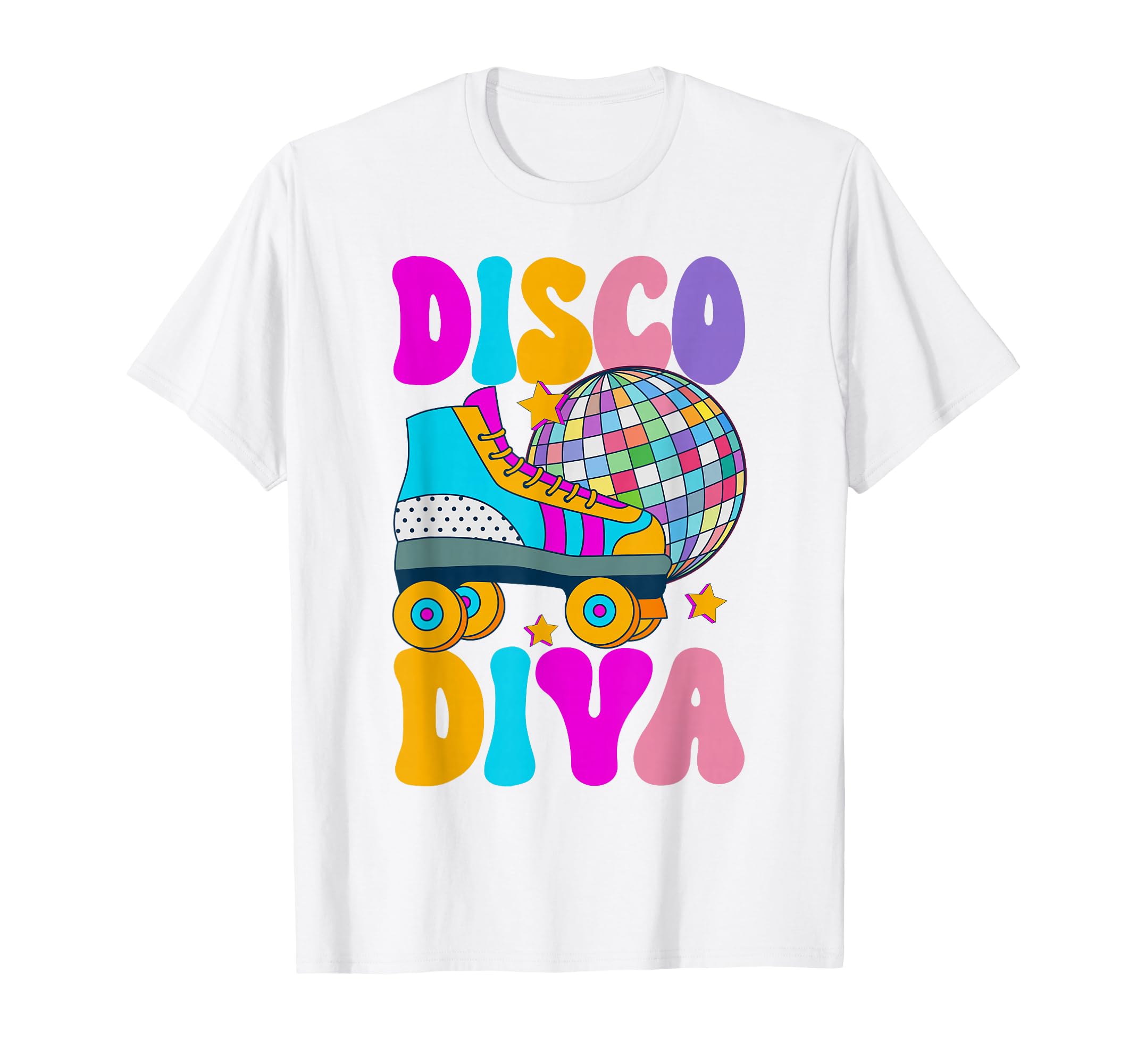 Photo 1 of ***SIMILAR PRODUCT***
Roller Skating Disco Diva Skate Girl 70s Retro T-Shirt L