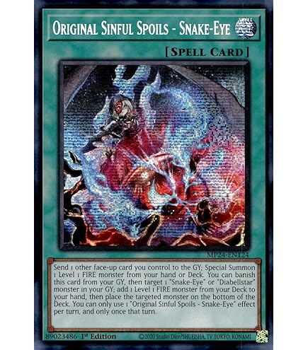 Amazon.com: Snake-Eye Flamberge Dragon - AGOV-EN010 - Secret Rare