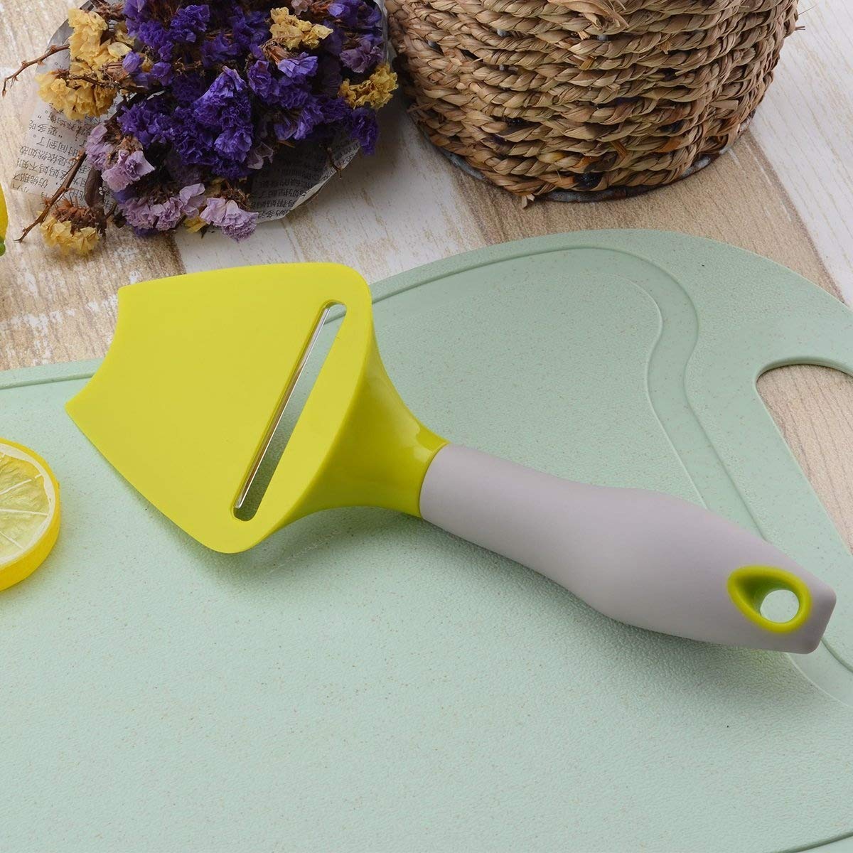 LONGLISHENG Cheese Plane Slicer with Stainless Steel Blade Cutter and Ergonomic Handle