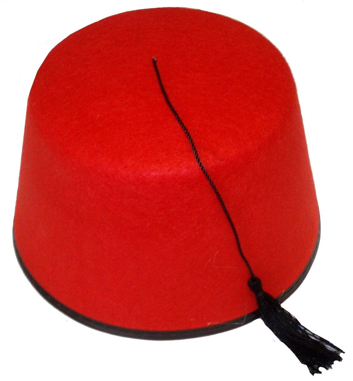Buy Felt Black Red Who Doctor Fez Hat 