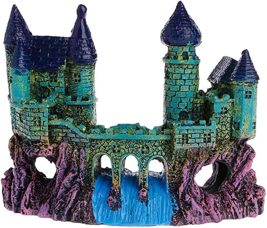 castle aquarium ornament