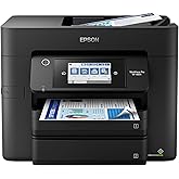 Epson Workforce Pro WF-4834 Wireless Color All-in-One Inkjet Printer | Print, scan, copy, fax; up to 25 ppm, 50-sheet ADF, auto 2-sided, 500-sheet capacity; ideal for small offices