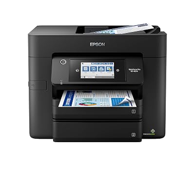 Epson Workforce Pro WF-4834 Wireless All-in-One Printer with Auto 2-Sided Print Copy, Scan and Fax, 50-Page ADF, 500-sheet Paper Capacity, 4.3" Color Touchscreen