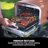 Ninja Woodfire Cast Iron Oven Tray 28x30cm OO101EU Grey view 3