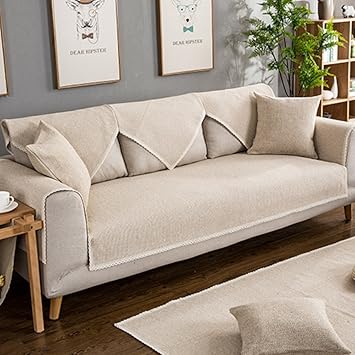 Amazon Com Safajinhh Sofa Covers Upholstered Sofa Slipcover Linen