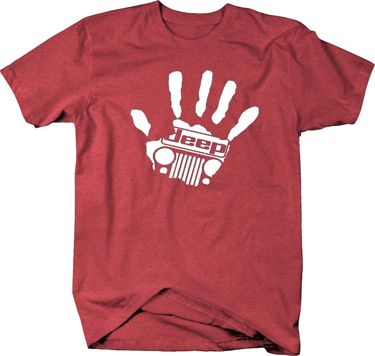 Jeep Wave Hand Grill Wrangler Club Handprint S T Shirt 3615 Jznovelty