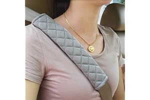 MIKAFEN Universal Car Seatbelt Pads Cover,Seat Belt Shoulder Strap Covers Harness Pad Car/Bag,Soft Comfort Helps Protect You 