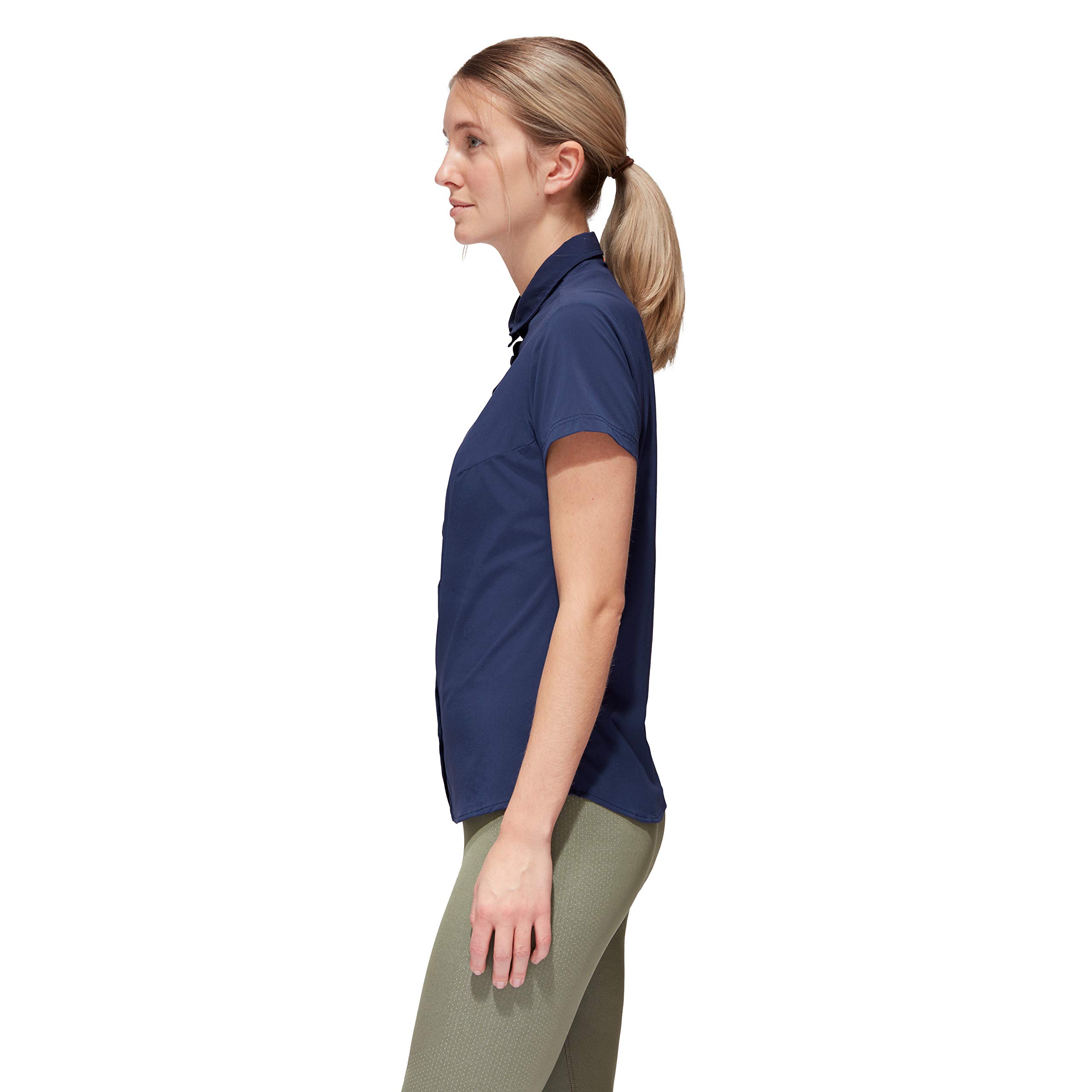 Mammut Trovat Light Shortsleeve Shirt - peacoat, XS