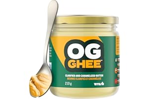 OG GHEE | 210g | Hormone and Antibiotic Free, Clarified Butter, Caramelized Flavour, Keto and Paleo Friendly, Gluten Free, La