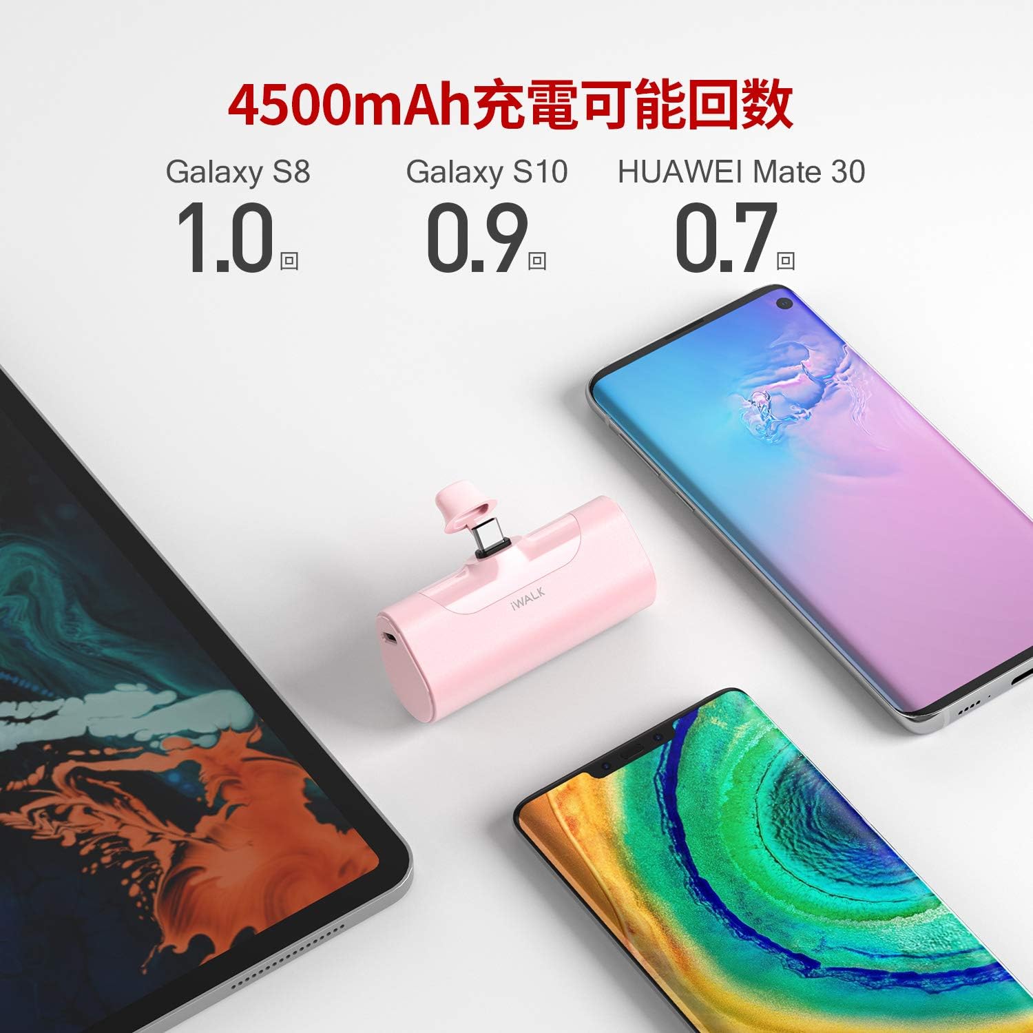 Amazon Iwalk 超小型 モバイルバッテリー 4500mah Usb C コネクター内蔵 直接充電 コードレス コンパクト Galaxy Xperia Nintendo Switch Nexus Huaweiなど充電対応 Pse認証済 Android Type C用 ピンク モバイルバッテリー 通販 Amazon Iwalk 超小型 モバイルバッテリー 4500mah Usb C コネクター内蔵 直接充電 コードレス コンパクト Galaxy Xperia Nintendo Switch Nexus Huaweiなど充電対応 Pse認証済 Android Type C用 ピンク モバイルバッテリー 通販