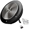 Jabra Speak 750 MS Speakerphone with Bluetooth Dongle- Teams Version- PC, MAC, Tablet, Smartphone Compatible, 7700-309 - Microfiber Cloth Included