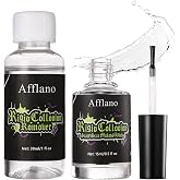 Rigid Collodion Scarring Liquid, 15ml Scar Makeup with 30ml Remover | Create realistic fake scars for Halloween and SFX cosplay; brush-on body makeup with a 30ml remover included.
