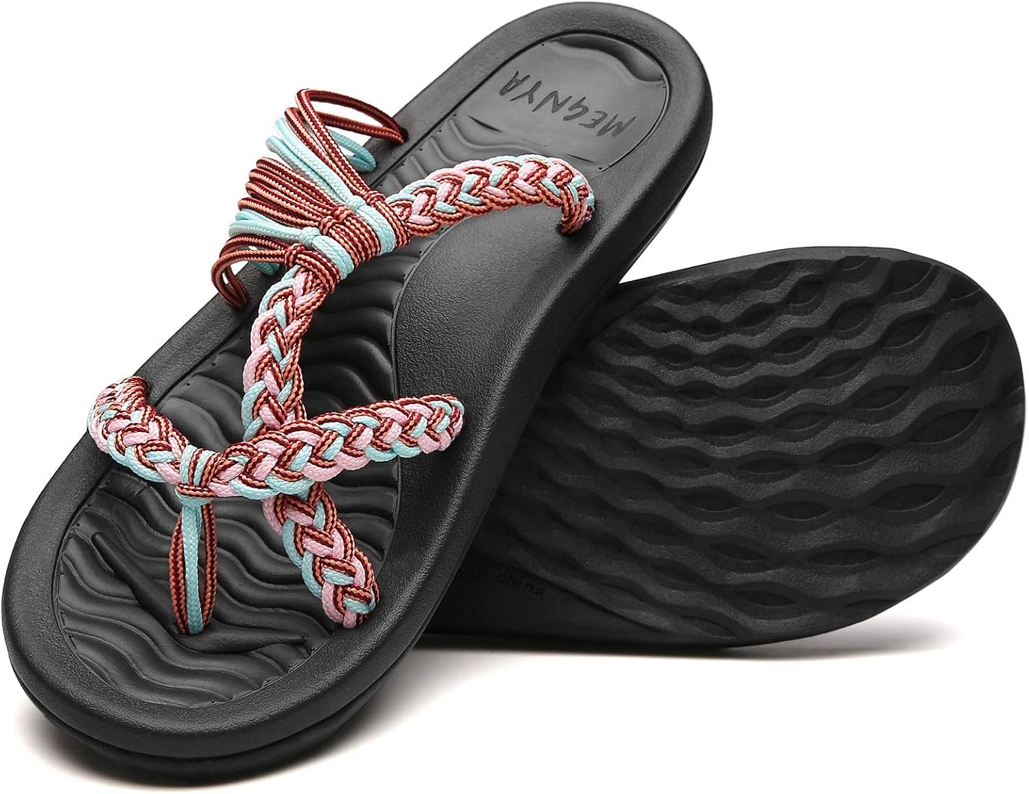 Amazon.com | MEGNYA Women's flip Flops Sandals Arch Support Comfortable Walking Summer Water 
