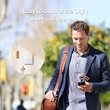 BSEED Smart Light Switch 3 Gang WiFi No Neutral Glass Panel White view 6