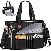 RAINSMORE Teacher Tote Bag 15.6 inch Laptop Bag for Women Work Bags Nurse Bag Lightweight Laptop Tote Computer Briefcase
