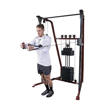 Best Fitness Functional Trainer BFFT10 Kabelzugbrücke Schwarz, One Size